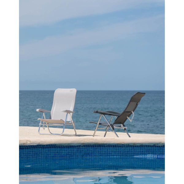 Crespo Beach Chair AL/223 Dark Grey