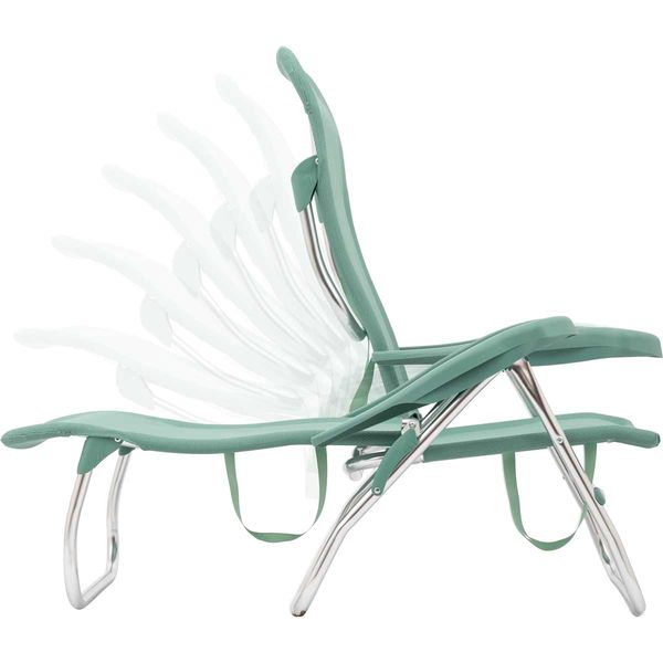 Crespo Beach Chair AL/223-M-07 in Green