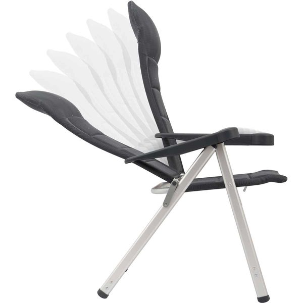 Crespo Reclining Chair AL/237-DL-40 Deluxe in Dark Grey (Medium)