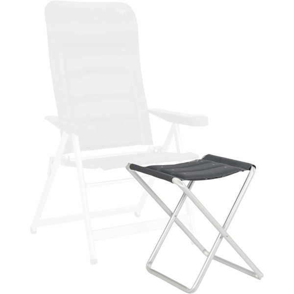 Crespo Stool/Footrest AL/302-DL-40 Deluxe in Dark Grey