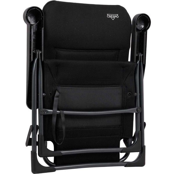 Crespo Beach Chair AP/205 Air Deluxe in Black (2025 Model)