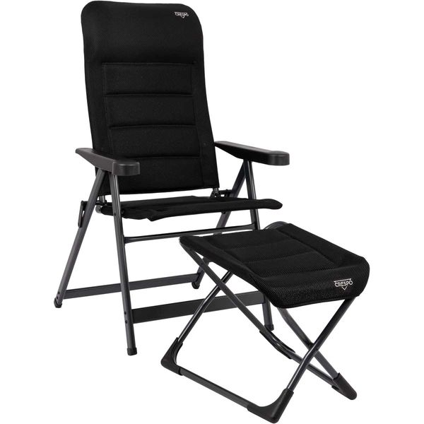 Crespo Footrest AP/231 Air Deluxe in Black (2025 Model)