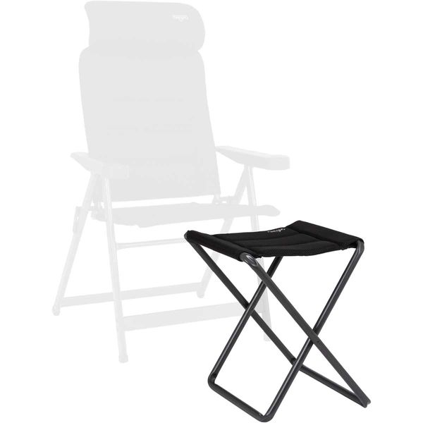 Crespo Stool/Footrest AP/302 Air Deluxe in Black (2025 Model)