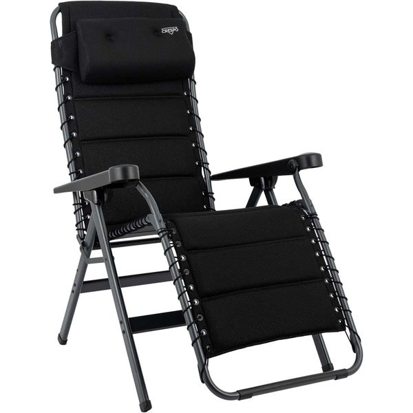 Crespo Zero Gravity Chair AP/232 Air Deluxe in Black (2025 Model)