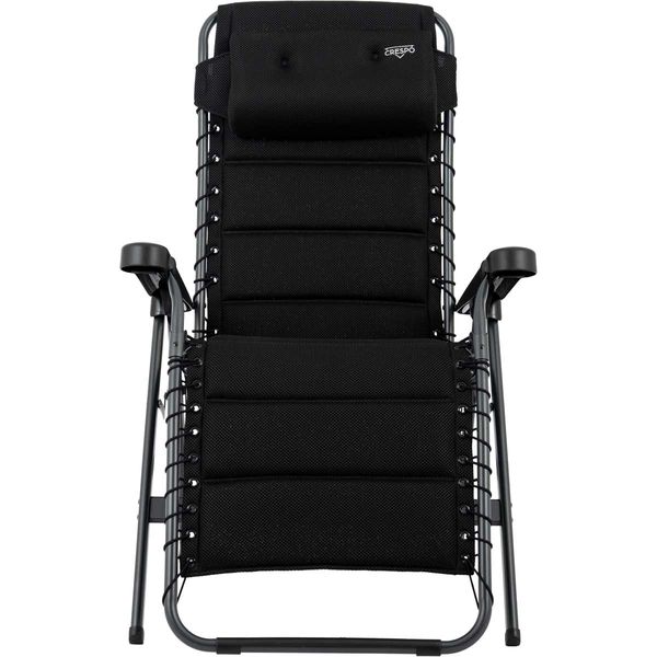 Crespo Zero Gravity Chair AP/232 Air Deluxe in Black (2025 Model)