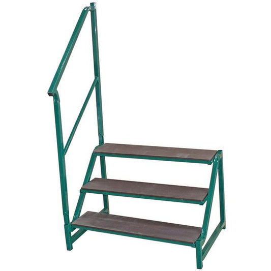 AG Free-Standing 3 Tread Step Green