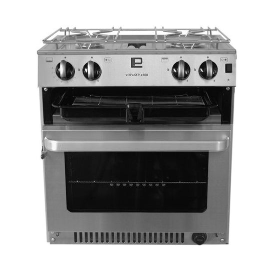 Voyager 4500 Buner Hob Oven with Ignition Stainless Steel