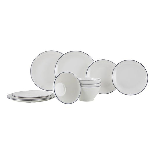 Gimex Linea Line Tableware Blue 12 Pieces