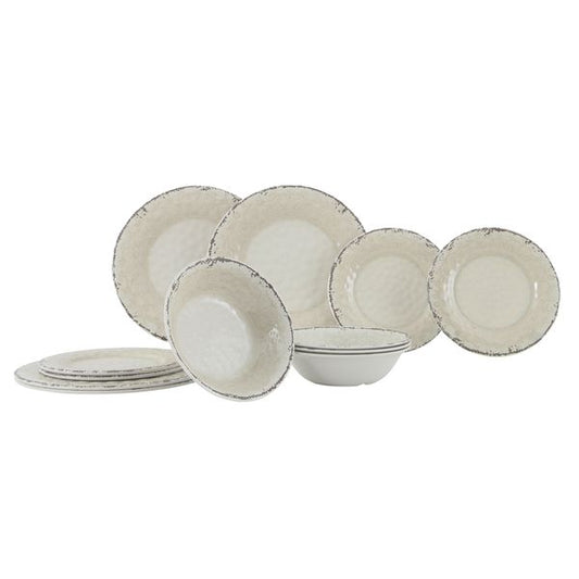 Gimex Stone Line Tableware Sand 12 Pieces