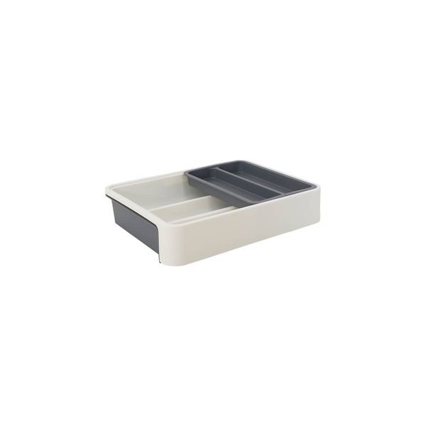 Gimex Cutlery Drawer Adjustable Grey/White