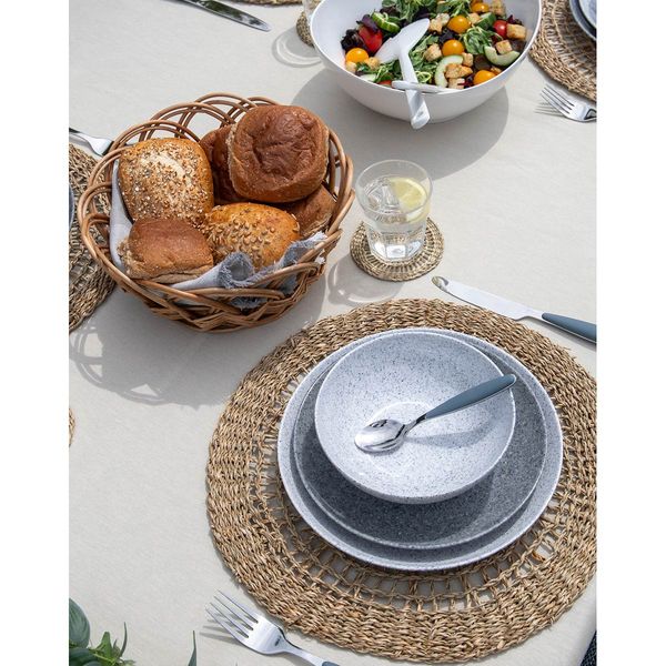 Gimex Solid Line Tableware Granite Grey 16 Pieces