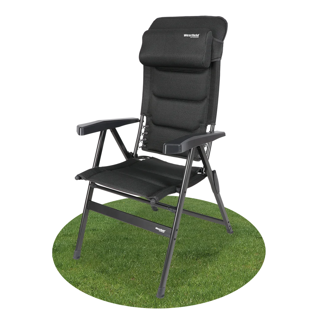 Westfield Alicante XL Folding Chair – Dark Smoke