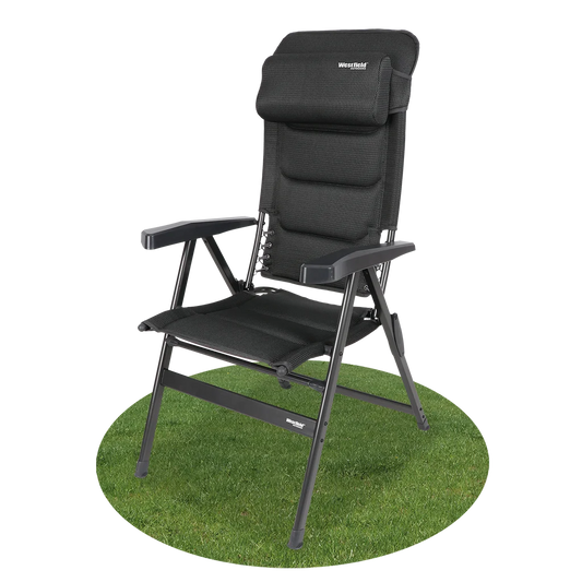 Westfield Alicante XL Folding Chair – Dark Smoke