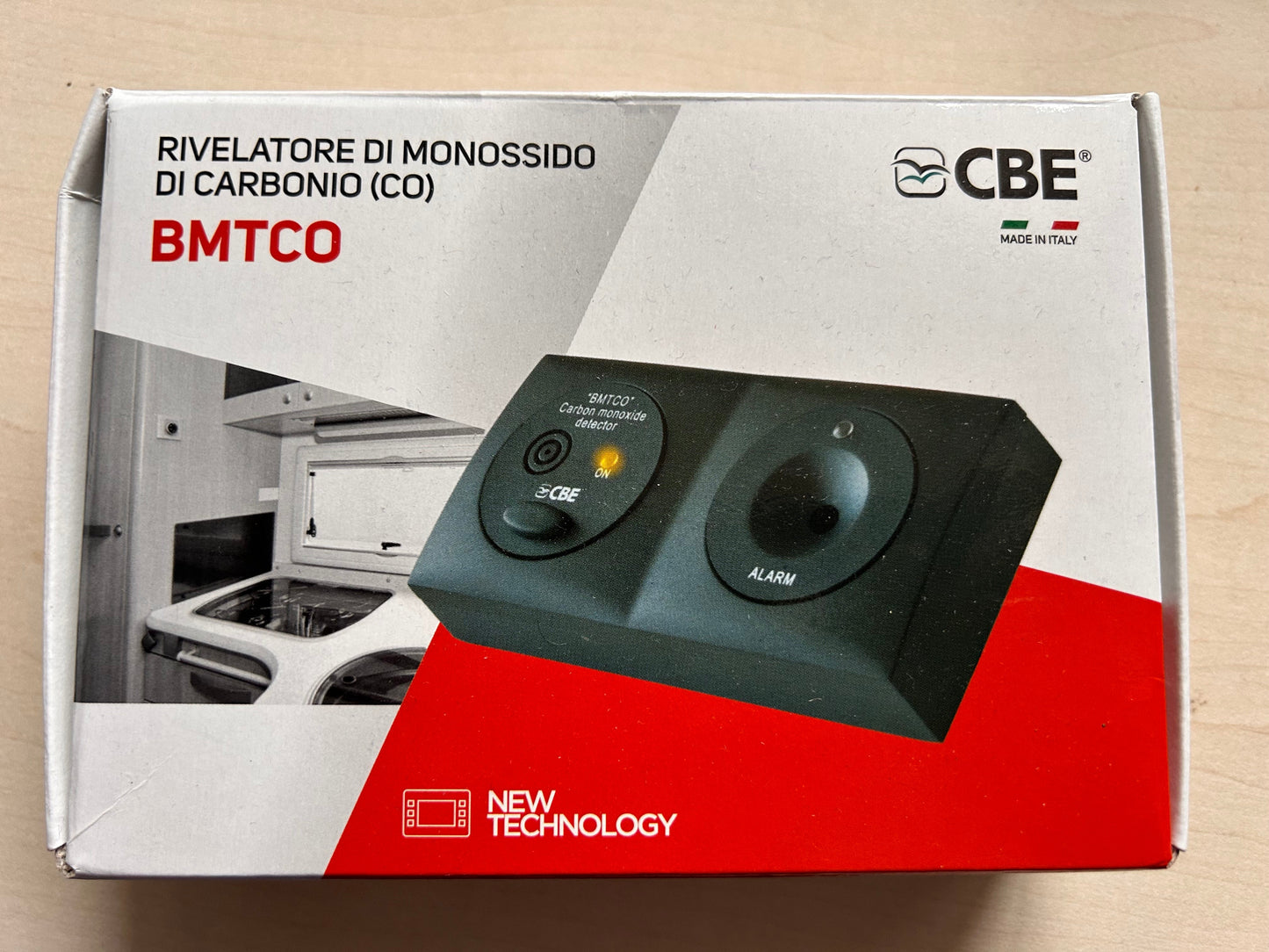 CBE Grey Carbon Monoxide Gas Detector