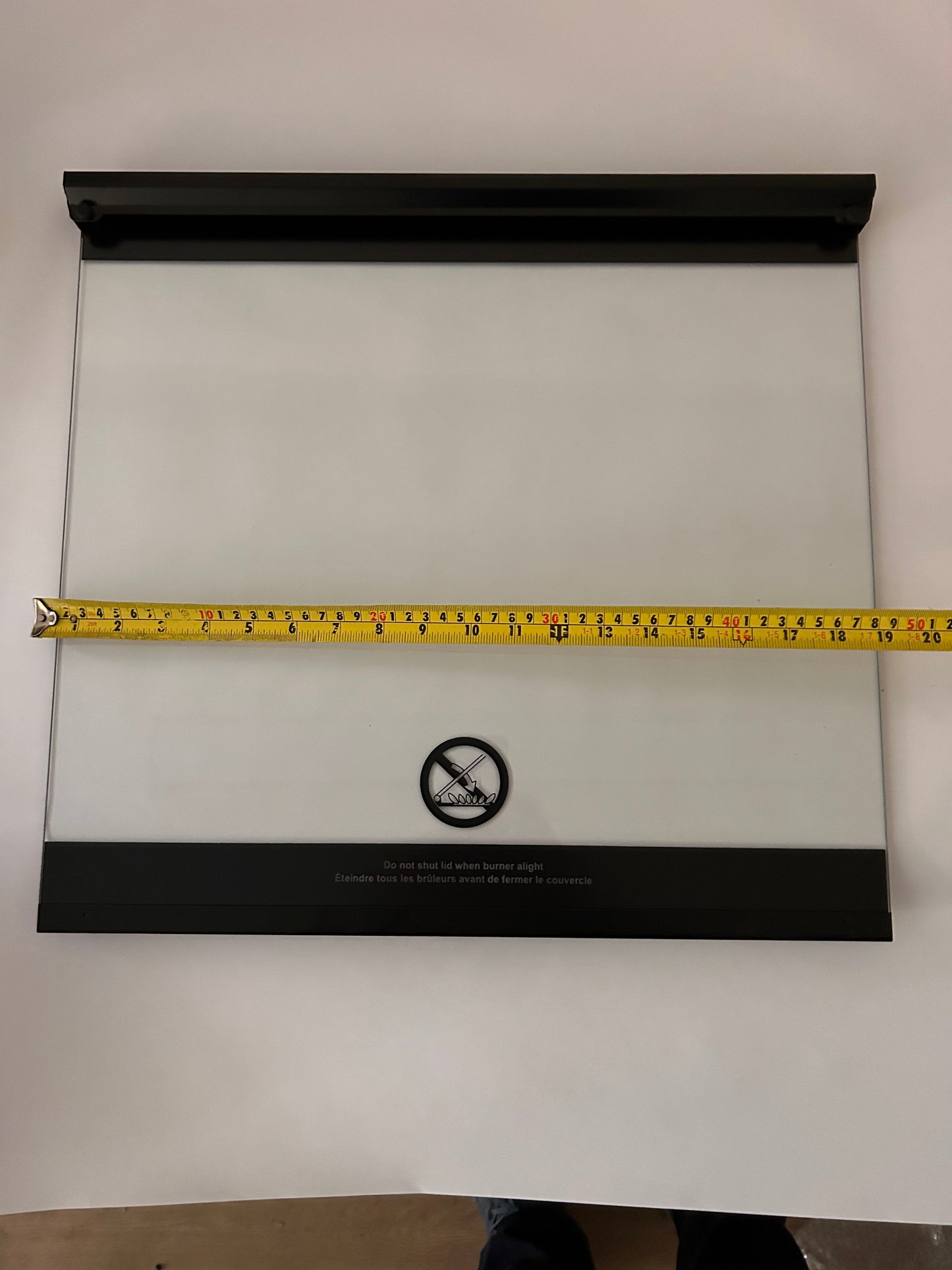 THETFORD K1520 K1520 Cooker CLEAR GLASS LID AND PROFILE
