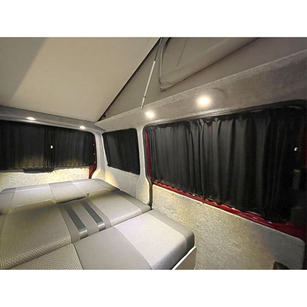 AG Blackout Curtain for VW T5, T6 and T6.1 SWB (Rear Quarters Offside)