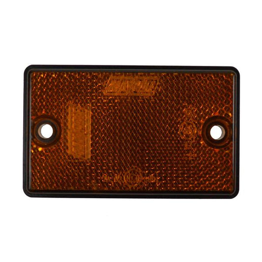 Maypole Amber Reflectors x2 with Fixing Holes (Display Packaging)