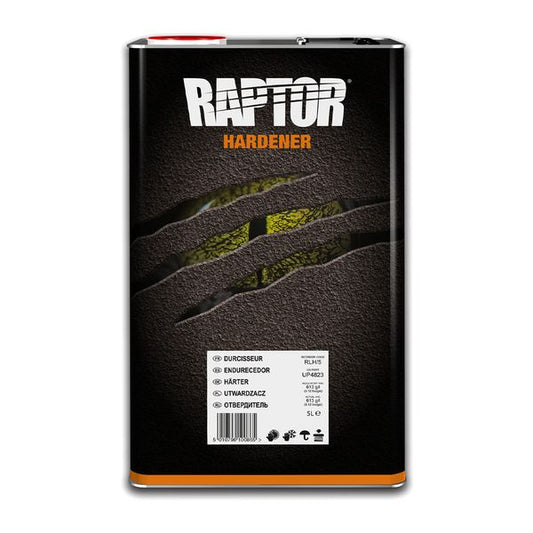 Raptor Tough Protective Coating Hardener 5 Litres Black