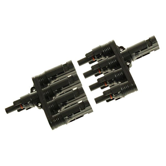 MC4 M/F 4-Way Connectors Dual Pack
