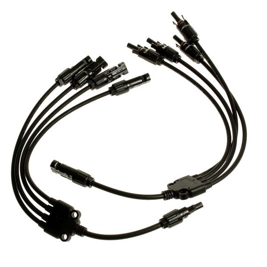 MC4 M/F Branch Connector 4-1 Dual Pack