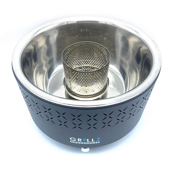 Wolf Outdoors Grillz Smoke House Lightweight Portable Grill with Lid