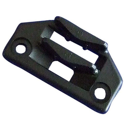 Polyplastic Black stay/catch lockplate