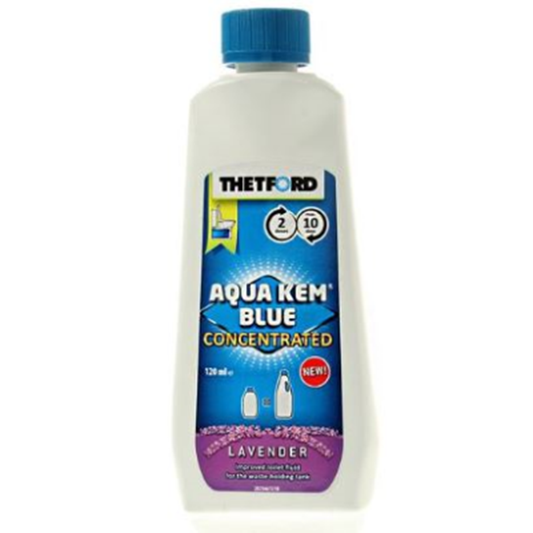 Thetford Aqua Kem Blue Lavender 120ml Concentrated bottle