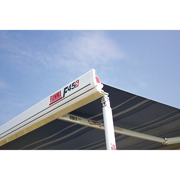 Polar White F45S 450 Awning Royal Grey Fabric