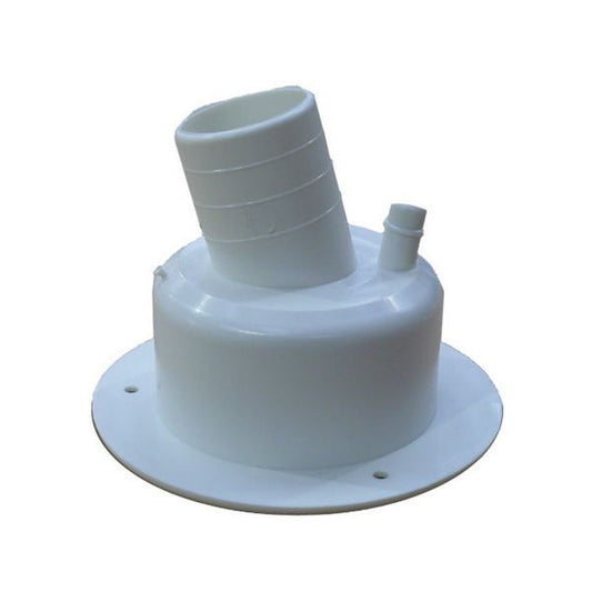 16357.01 Water Inlet White 40mm White