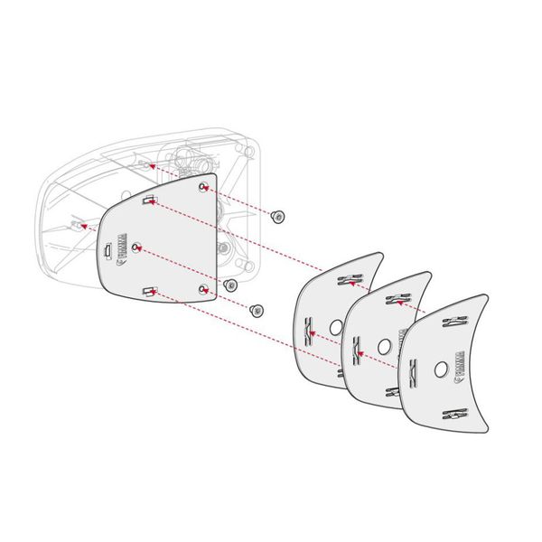 Fiamma Kit Spacer Safe Door Grey >2017