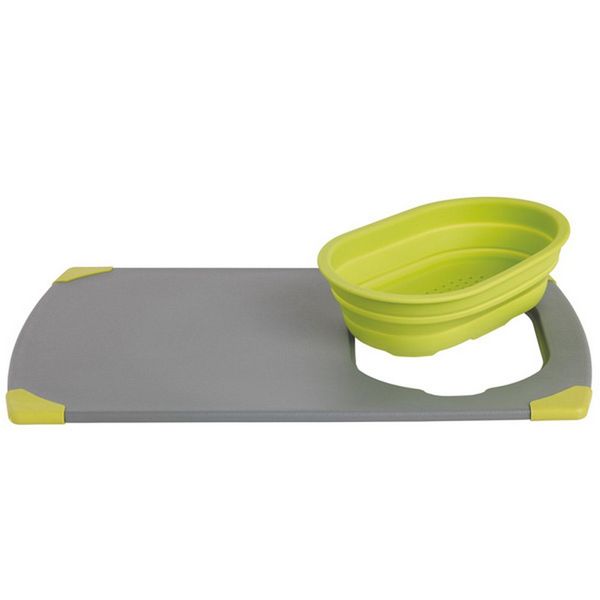 Collaps Chopping Board Grey and Green