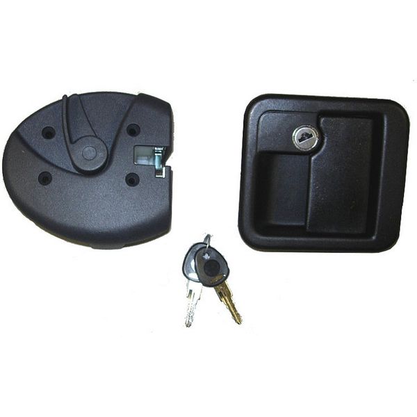M1 Complete Lock Assembly Black Type 1 – Just Caravan Parts
