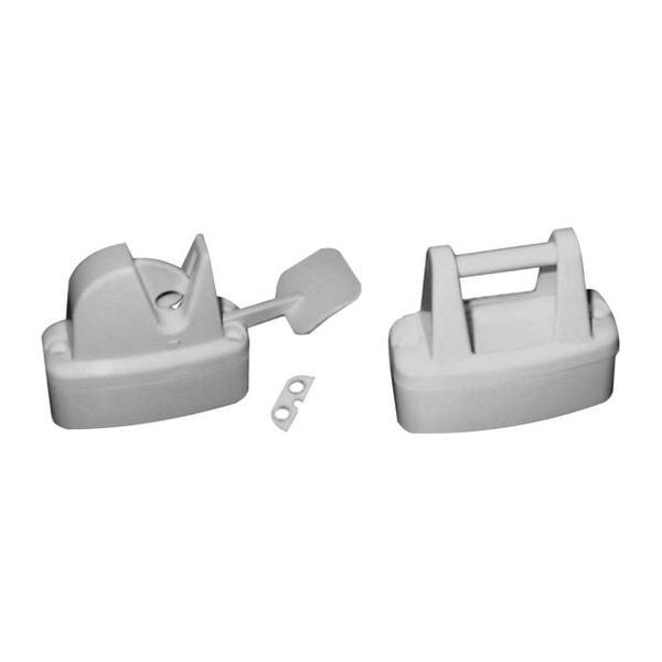 AG Lever Release Door Retainer White