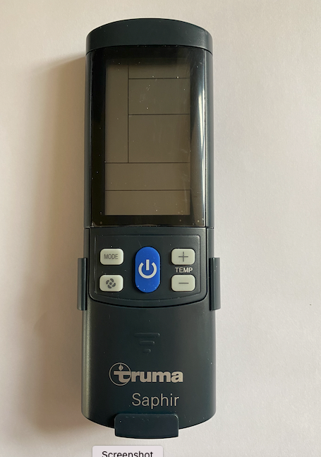 Truma Saphir Aircon Remote hand set c/w. mounting