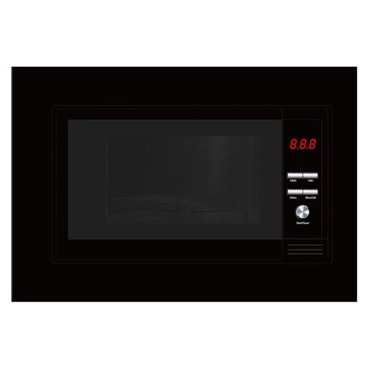 Black Integrated Microwave with Grill 20L