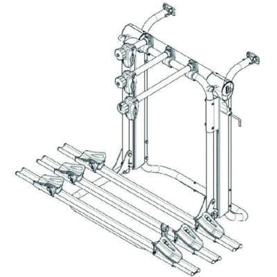 Al-ko Chassis Equipment Vehicle Accessories Electric Bike Lift (Third Bike Kit)