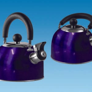 Appliances Household BLUE 1.6 Litre Gas Hob Kettle with Folding Handle
