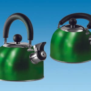 Appliances Household GREEN 1.6 Litre Gas Hob Kettle with Folding Handle