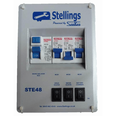 Chargers & Control Panels Electrical Stellings mains consumer unit