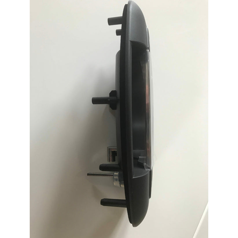 Hartal EVOLINE Handle, Outer Lock R/H, Black, Bright chrome Elddis Ca