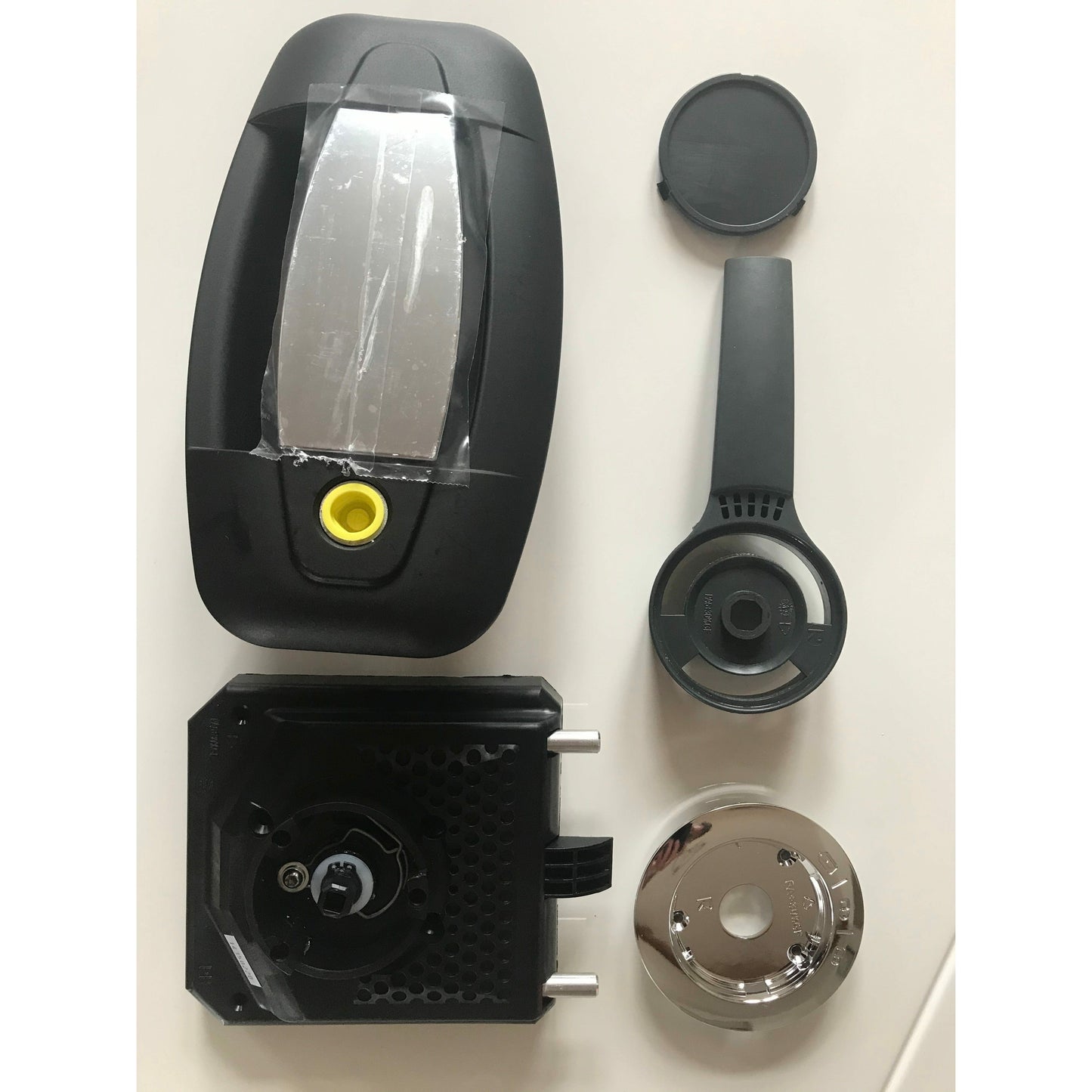 External Door Locks & Keys Security Hartal Replacement lock- Evoline+Secure R/H Black (Fits Swift Caravans / Motorhomes)