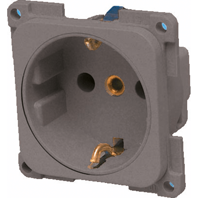 Fawo Electrical Electrical Fawo SCHUKO socket slate grey (RAL 7015)