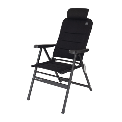 Eurotrail Chateau 3D-Mesh camping chair, black – Just Caravan Parts