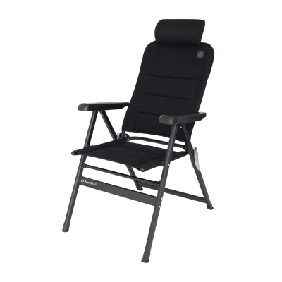 Folding Chairs Out Door Furniture Chateau camping chair (Black)