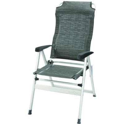 Folding Chairs Out Door Furniture NEW, Kerry Slim Aluminium Recliner, Contour Carbon