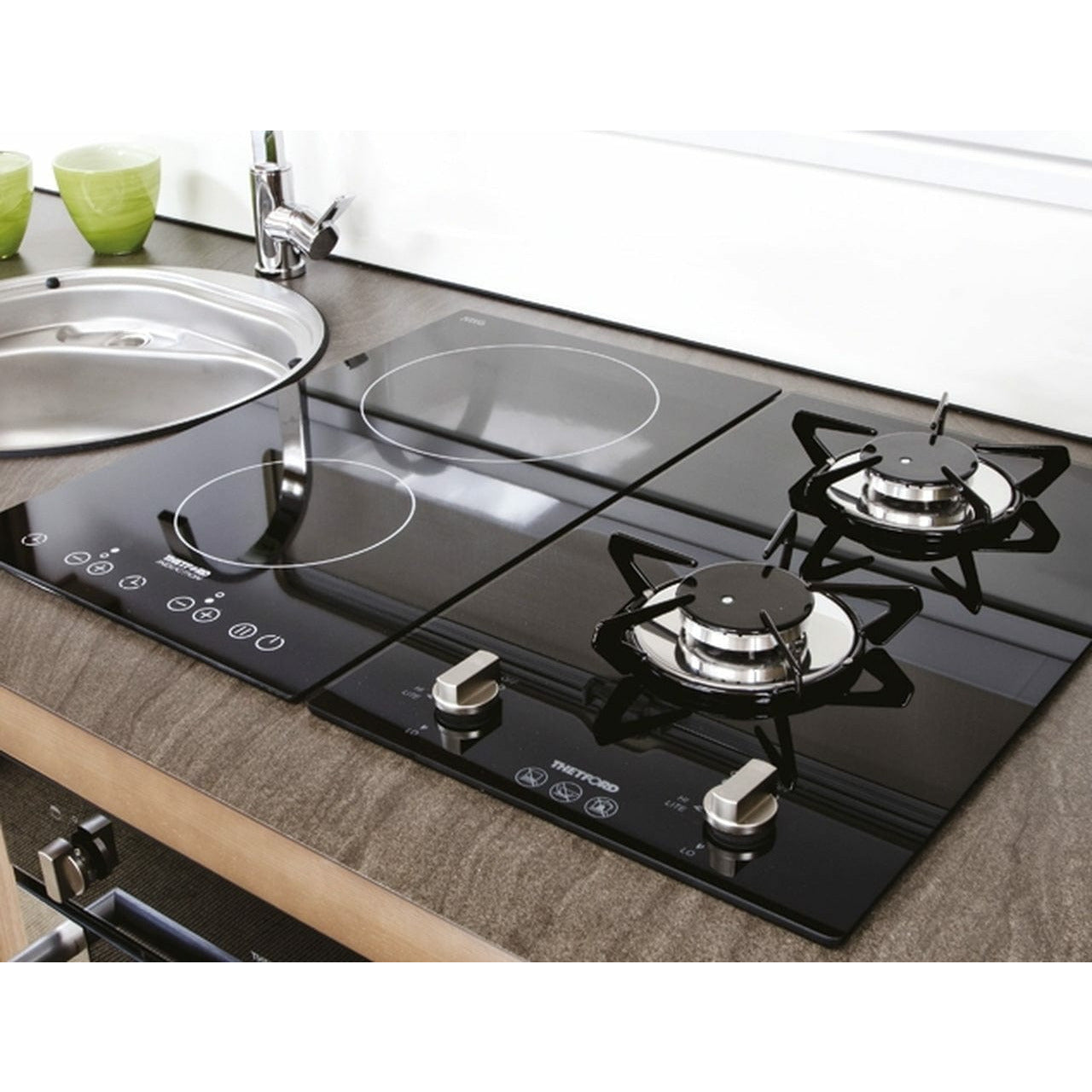 Gas & Induction Hobs & Sink Combination Units Gas Spinflo Topline 922 Hob