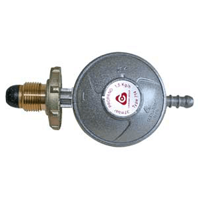 Gas Regulators & Adaptors Gas Propane Reg, 37mbar, 1.5kg/h POL 105 soft nose inlet - 8mm