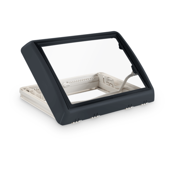 Heki Rooflights Windows & Rooflights Dometic Midi Heki Style Rooflight With Forced Ventilation (700 x 500mm) - Grey