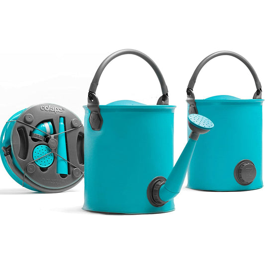 Hoses & Brushes Water BLUE Collapsible Watering Can - Collapsible Bucket - Folding Bucket - Campervan Accessories UK