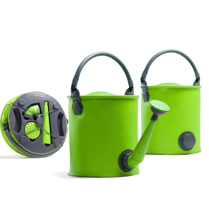 Hoses & Brushes Water COLAPZ Watering Can & Bucket – GREEN Flexi Pipe “FRESH” Trunk Kit
